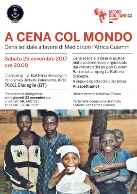 CUAMM_Locandina CenaSolidale Bari