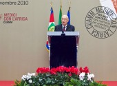 president napolitano at cuamm 60 anniversary celebration