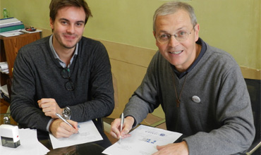 Don Dante Carraro e Stefano Guicciardi