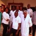 Foto di gruppo al termine del corso di formazione su anestesiologia - Cuamm - Chiulo