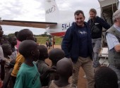 MArio Calabresi in Uganda con Medici con l'Africa Cuamm