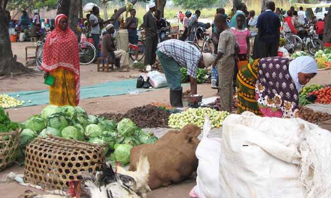 tanzania mercato medici con l'africa cuamm