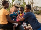 in moto con l'africa