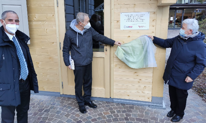 L'inaugurazione della struttura a Ledro.