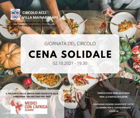 Locandina Cena Cordovado